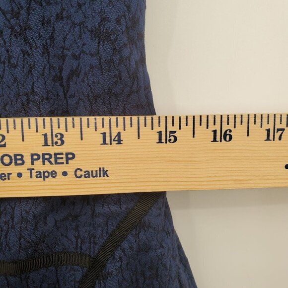 Adrianna Papell Contoured Sheath Dress Sleeveless Textured Mini 6 Womens Blue - Picture 10 of 11